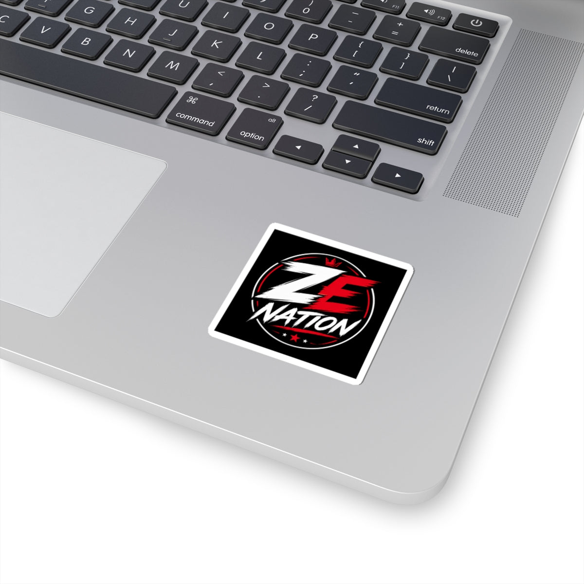 ZE Nation Logo Sticker — Kiss-Cut Gaming Decal for Laptops, Water Bottles & Gear